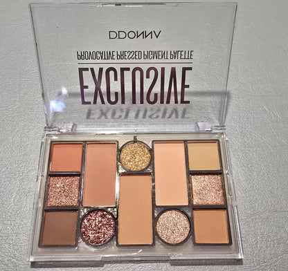 Paleta de sombras Exclusive. Alta pigmentación