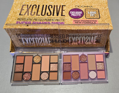 Paleta de sombras Exclusive. Alta pigmentación