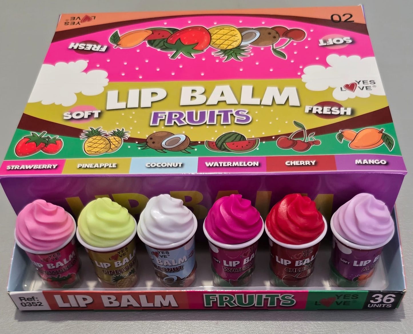 Bálsamos labiales de fruta