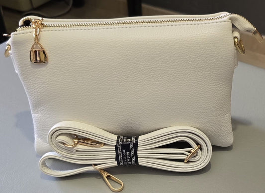 Bolso bandolera triple bolsillo